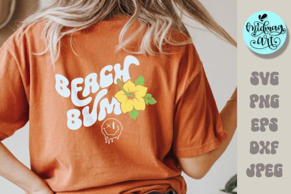 Beach Bum Svg, Summer Cut File Graphics