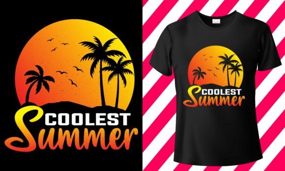 Coolest Summer: Graphics for T-Shirt Designs
