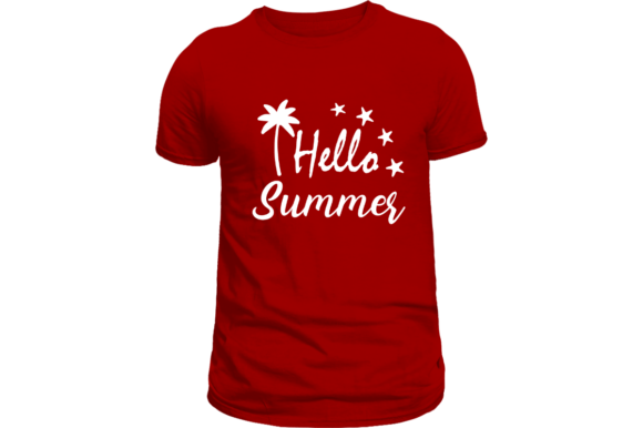 Hello Summer SVG T-Shirt Design