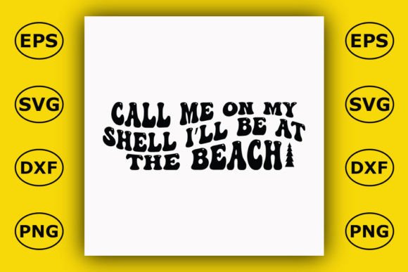 Retro Summer T-shirt Design, Call Me On