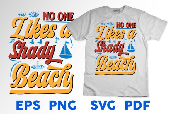 Summer Beach Typography T-Shirt Designs