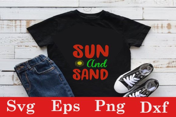 Summer Day Svg Design, Sun and Sand