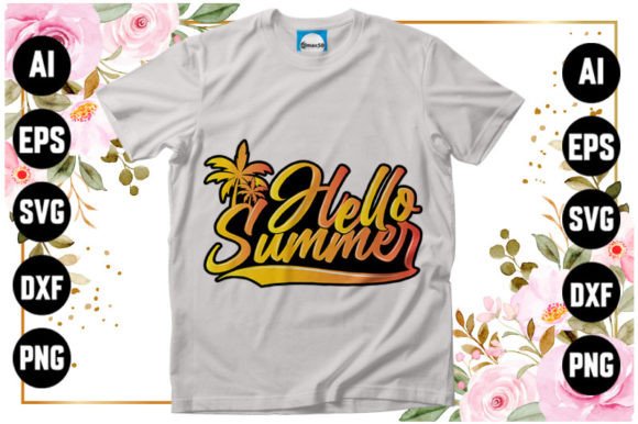 Summer Design Graphics for T-Shirt Designs