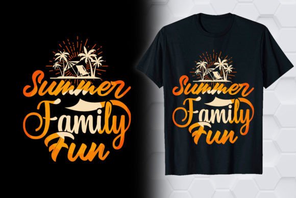 Summer Family Fun T-shirt Design