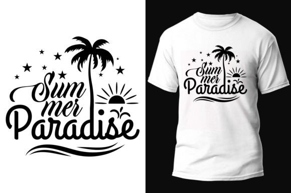 Summer Paradise SVG T-shirt Design