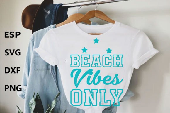 Summer T-shirt Design, Beach Vibes Only
