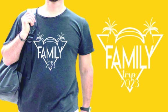 Summer T-Shirt Design, Family Trip 202