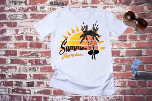 Summer T-Shirt Design, Summer Paradise