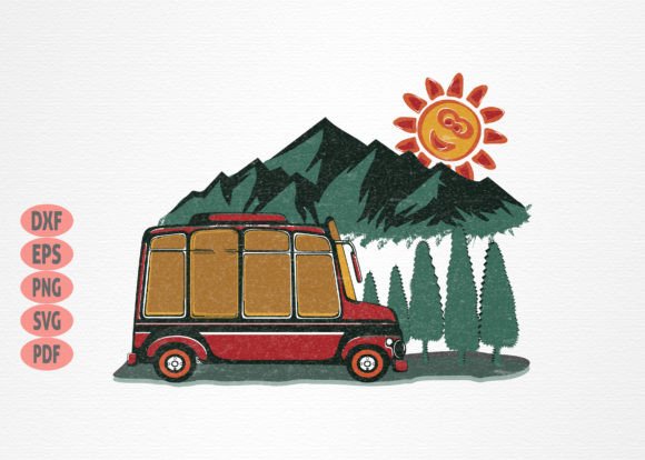 Summer Travel Design: Graphics for T-Shirt Designs