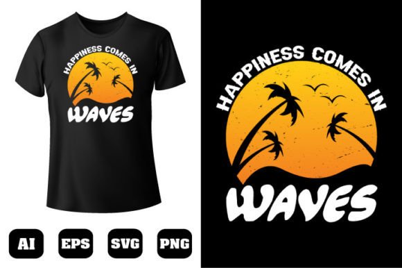 Summer Waves Graphic Design Asset