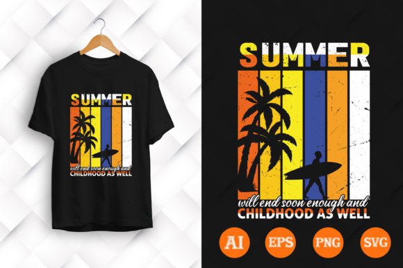 Summer Will End Graphics & T-Shirt Designs