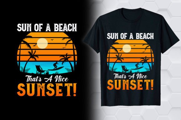 Sun of a Beach Summer T-shirt Design