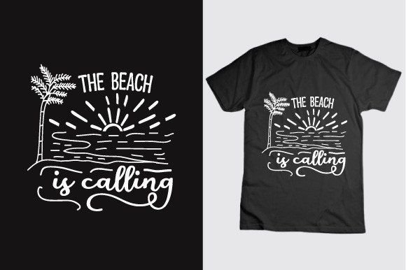 The Beach is Calling Summer T-shirt